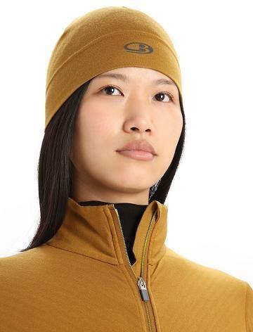 Dámské Klobouky Icebreaker Unisex Merino Chase Beanie Hnědé | CZ 1465UZGT